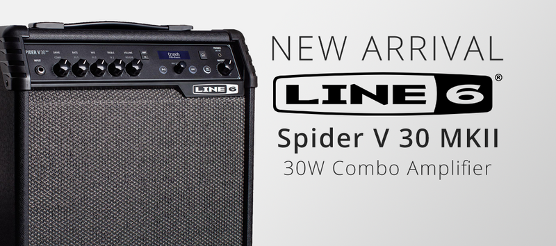 NEW ARRIVALS: Line 6 Spider V 30 MkII 30 Watt Modelling Solid