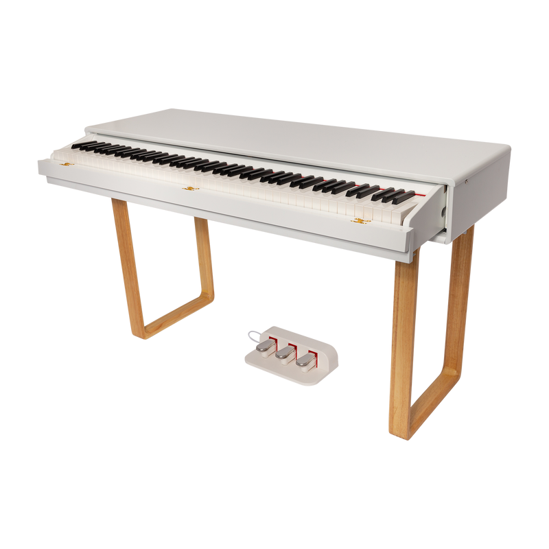 -CROWN CMPD-801-WHT UPRIGHT DIGITAL PIANO (White)-Living Music