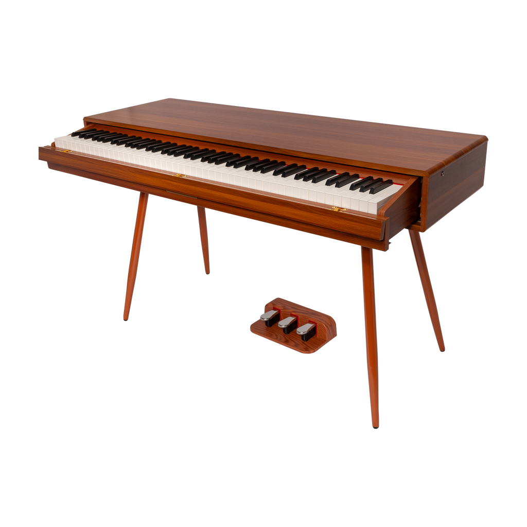 -CROWN CMDP-916-WGN UPRIGHT HIDEAWAY DIGITAL PIANO (Woodgrain)-Living Music
