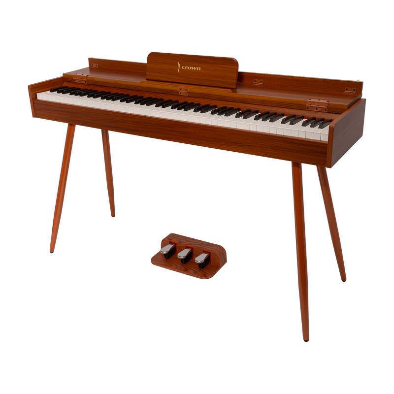 -CROWN CMDP-919-WDG 88 NOTE PORTABLE DIGITAL PIANO (WOODGRAIN)-Living Music