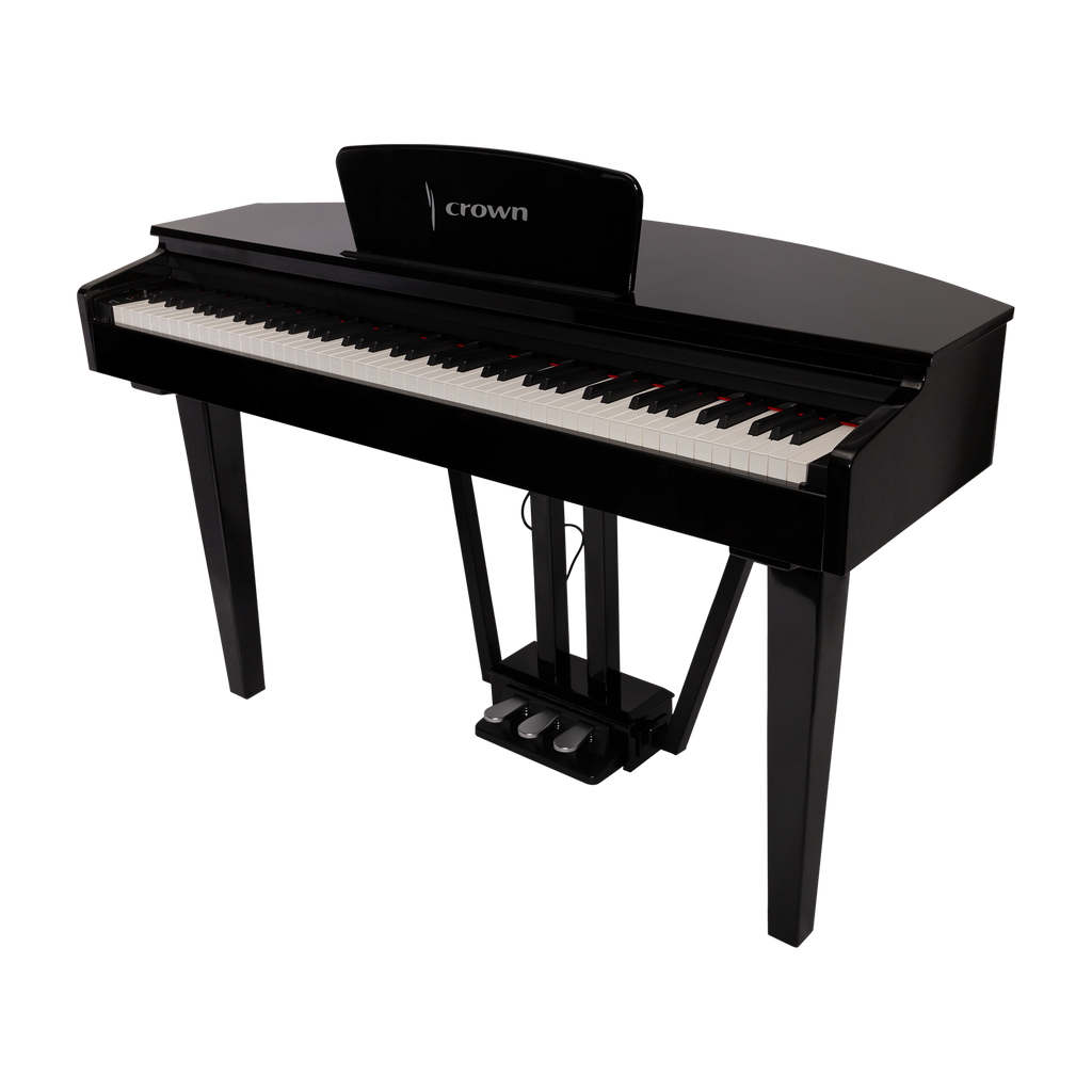 -CROWN CMG-1-BLK DIGITAL GRAND PIANO (Gloss Black)-Living Music