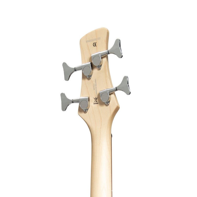 -Casino '24 Series' Short Scale Tune-Style Electric Bass Guitar Set (Black)-Living Music