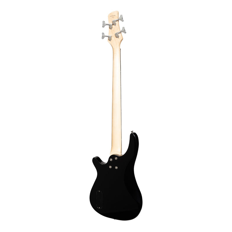 -Casino '24 Series' Tune-Style Electric Bass Guitar and 15 Watt Amplifier Pack (Black)-Living Music