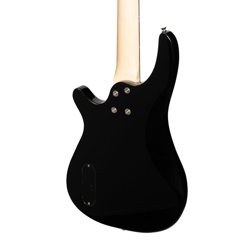 -Casino '24 Series' Tune-Style Electric Bass Guitar and 15 Watt Amplifier Pack (Black)-Living Music