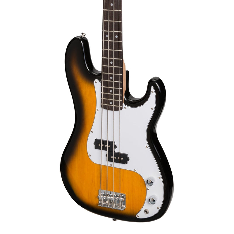 -Casino P-Style Electric Bass Guitar (Tobacco Burst)-Living Music
