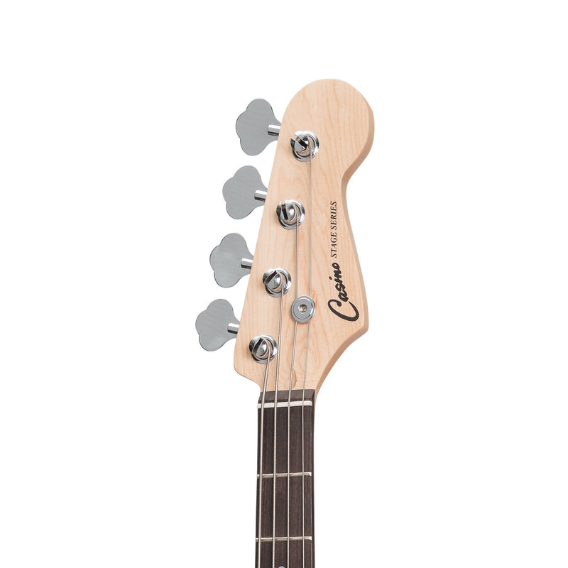 -Casino P-Style Electric Bass Guitar and 15 Watt Amplifier Pack (Tobacco Burst)-Living Music