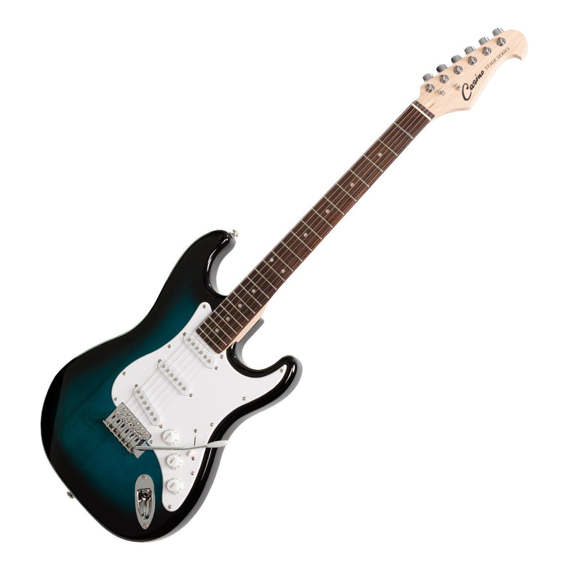 -Casino ST-Style Electric Guitar Set (Blue Sunburst)-Living Music