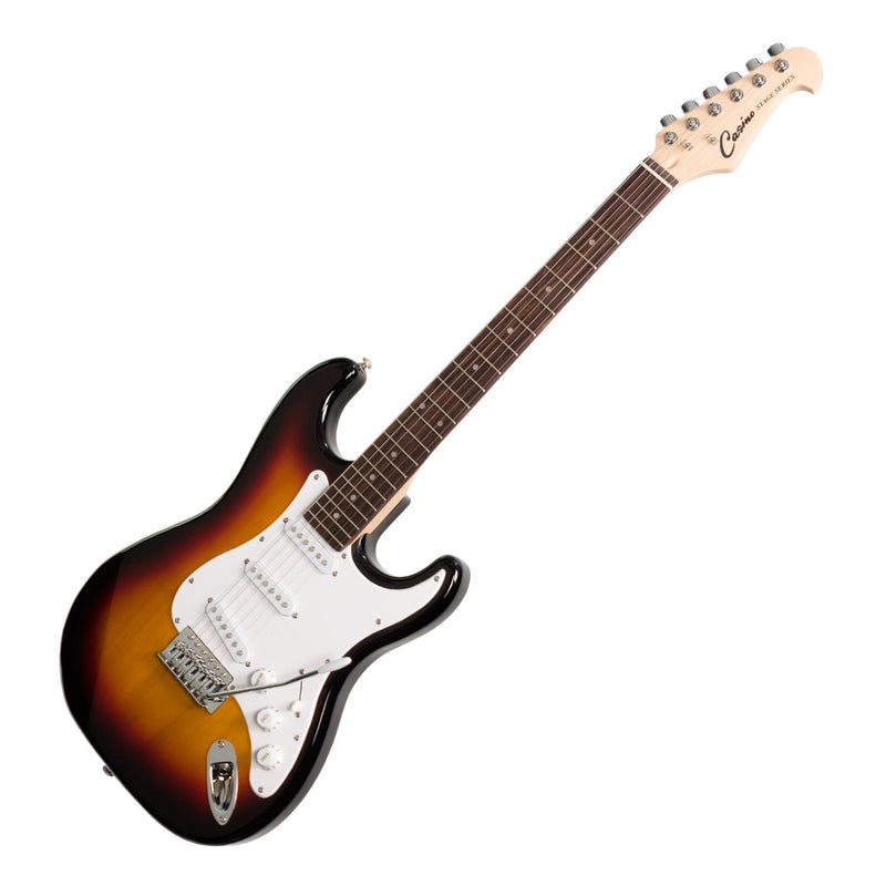 -Casino ST-Style Electric Guitar Set (Sunburst)-Living Music