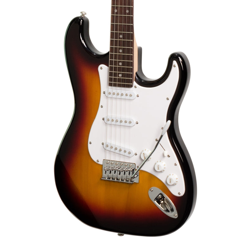-Casino ST-Style Electric Guitar Set (Sunburst)-Living Music
