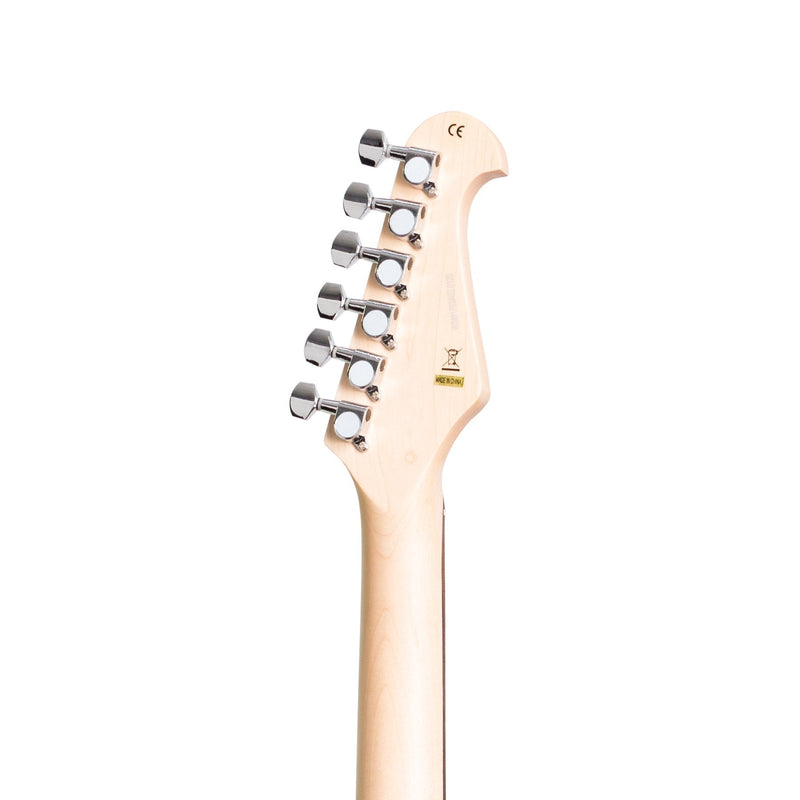 -Casino ST-Style Left Handed Electric Guitar and 15 Watt Amplifier Pack (Black)-Living Music