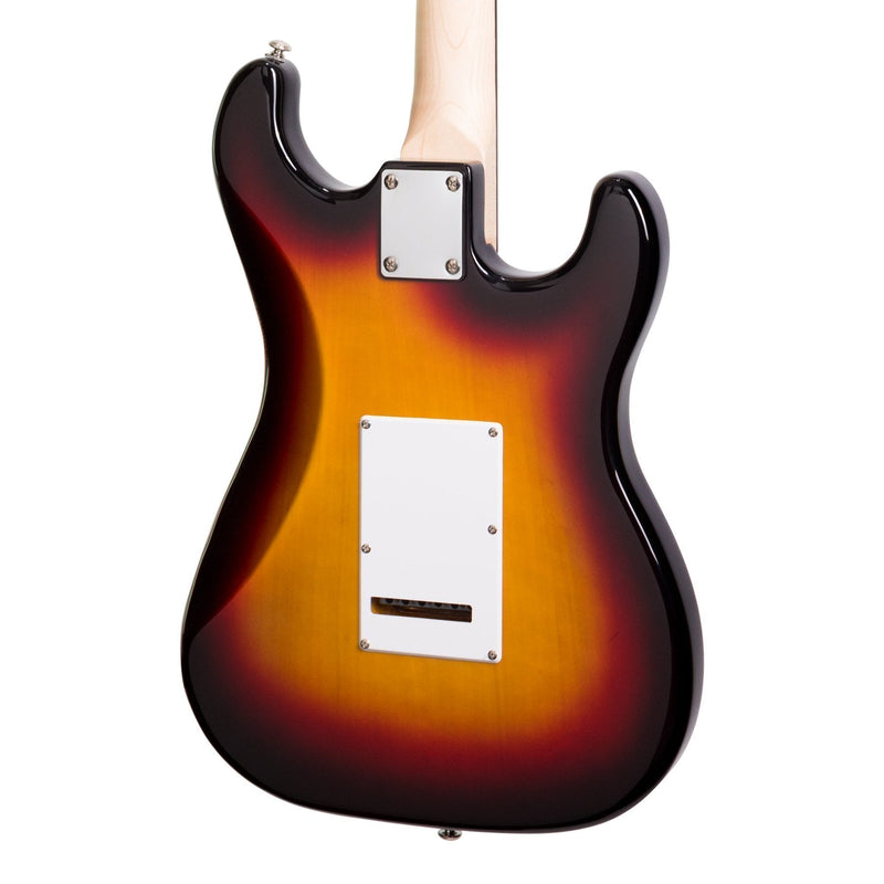 -Casino ST-Style Left Handed Electric Guitar and 15 Watt Amplifier Pack (Sunburst)-Living Music