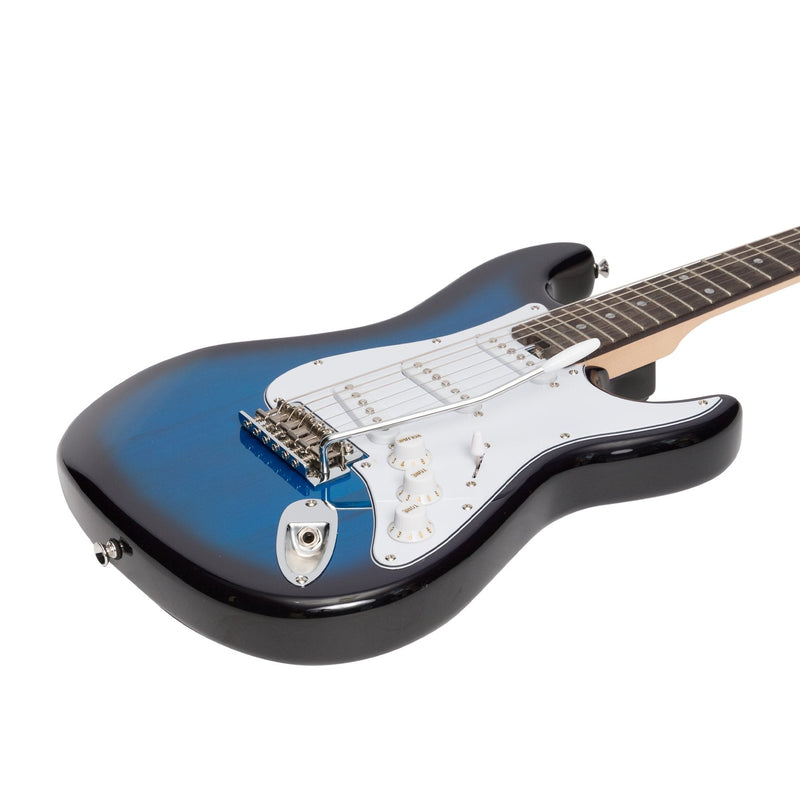 -Casino ST-Style Short Scale Electric Guitar Set (Blueburst)-Living Music