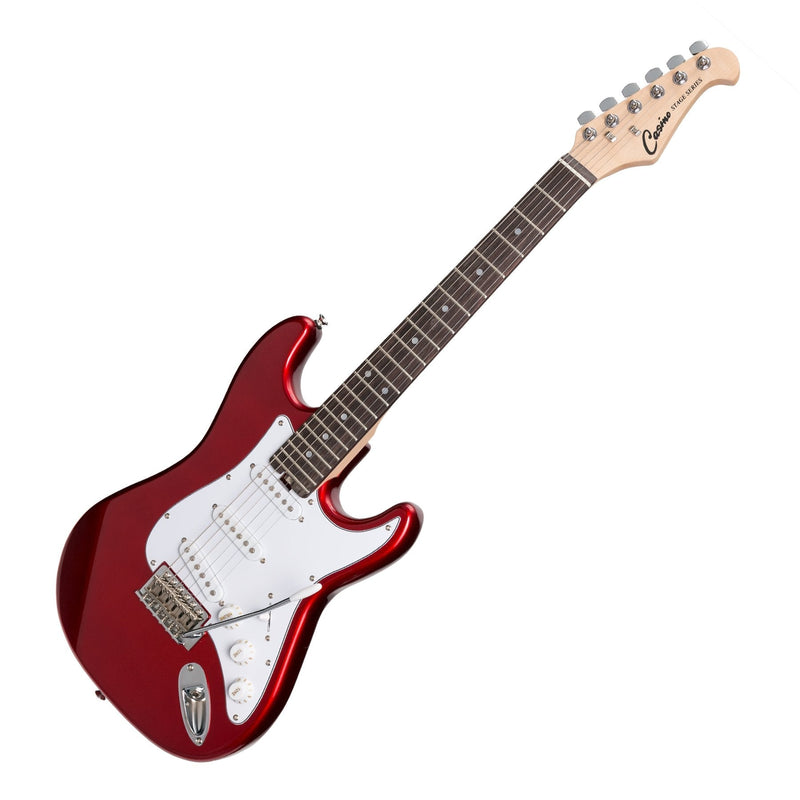 -Casino ST-Style Short Scale Electric Guitar Set (Candy Apple Red)-Living Music
