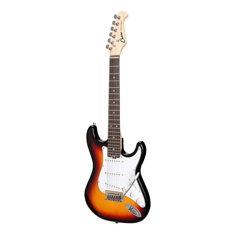 -Casino ST-Style Short Scale Electric Guitar Set (Sunburst)-Living Music