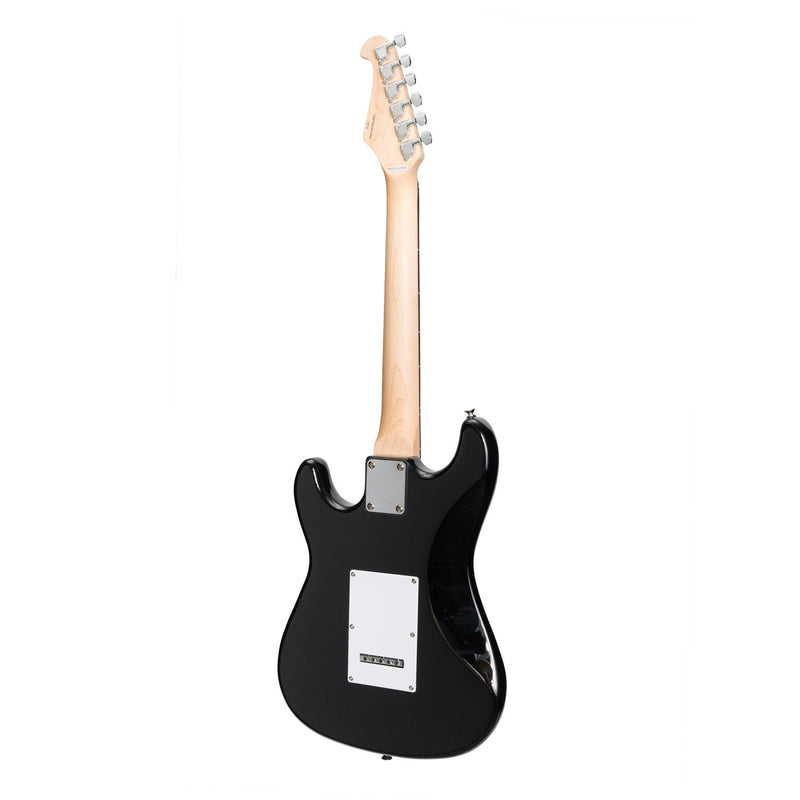 -Casino ST-Style Short Scale Electric Guitar and 10 Watt Amplifier Pack (Black)-Living Music