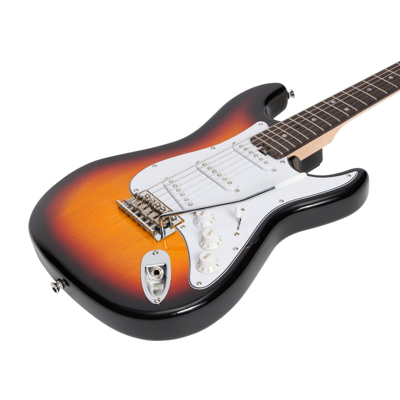 -Casino ST-Style Short Scale Electric Guitar and 10 Watt Amplifier Pack (Sunburst)-Living Music