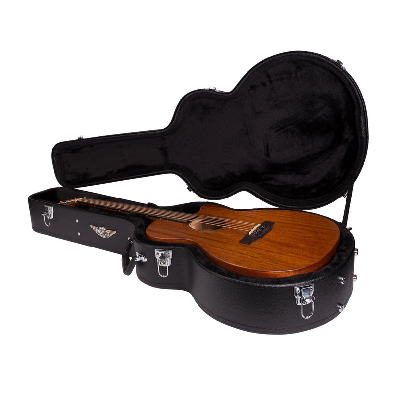 XFC-F-BLK-Crossfire Standard Shaped Small Body Acoustic Guitar Hard Case (Black)-Living Music