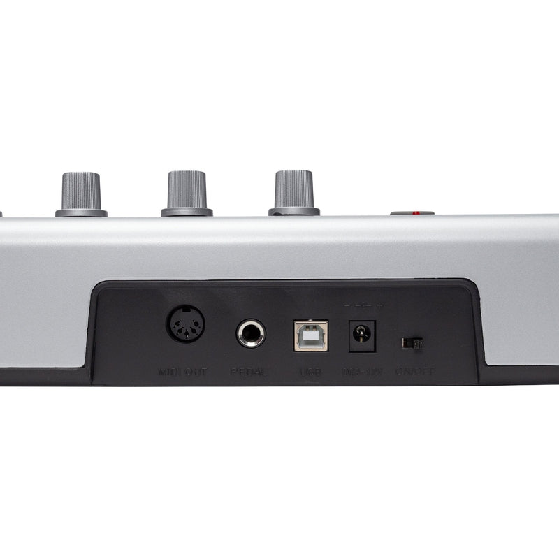 -Crown CK-49 MIDI USB 49-Key Electronic Portable Keyboard Controller (Silver)-Living Music