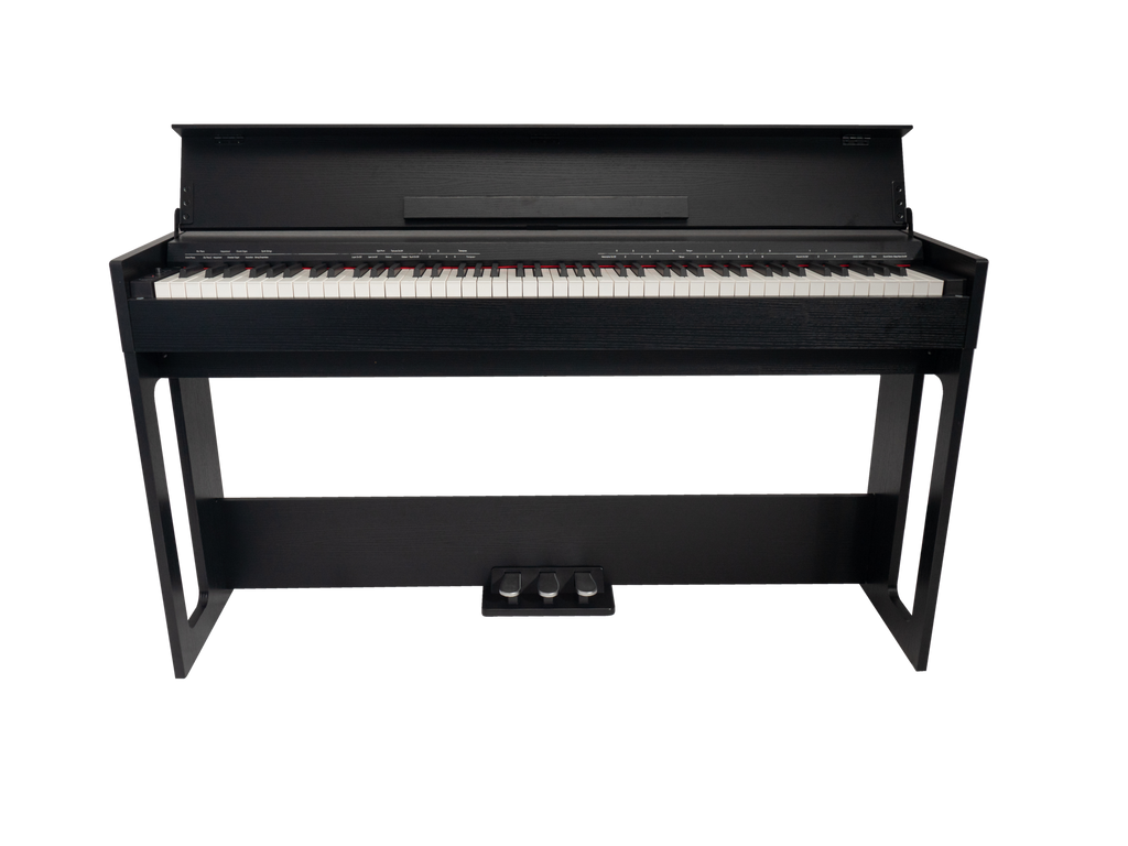 -Crown A5 88-Key Touch Responsive Digital Piano (Black)-Living Music