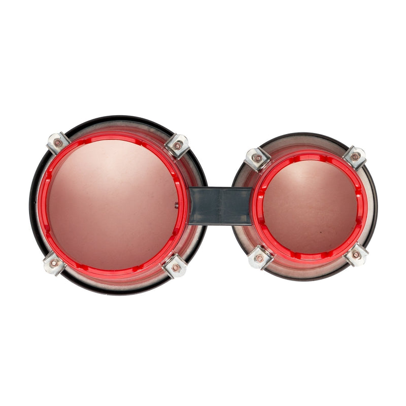 -Drumfire 4" and 5" ABS Tuneable Bongos (Red)-Living Music