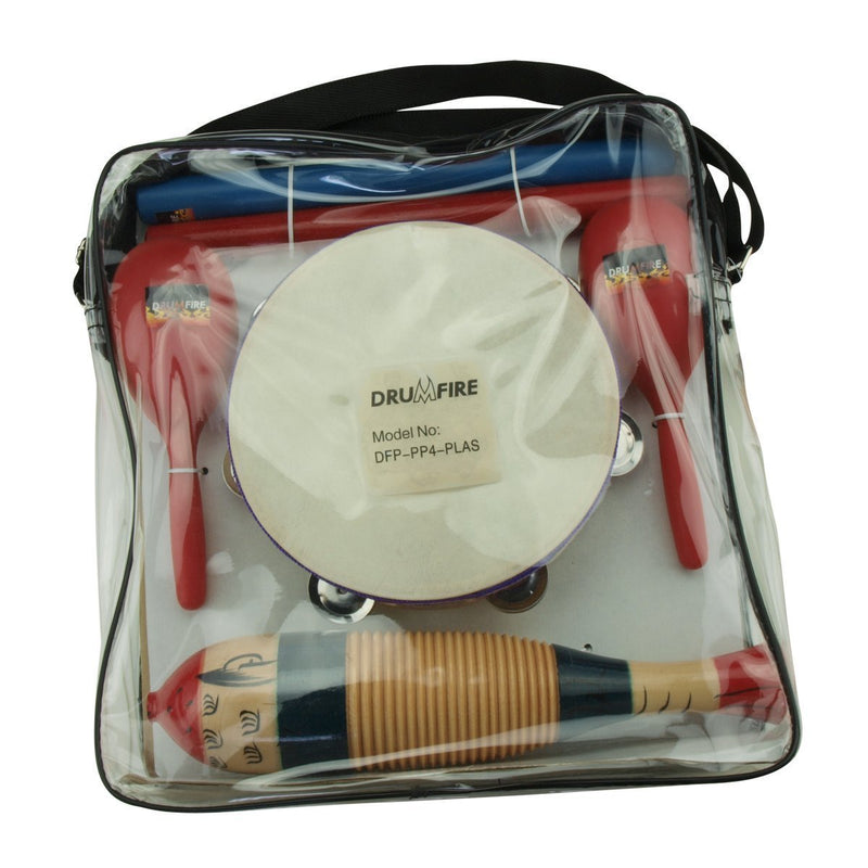 DFP-PP4-PLA-Drumfire Hand Percussion Set with Carry Bag (4-Piece)-Living Music