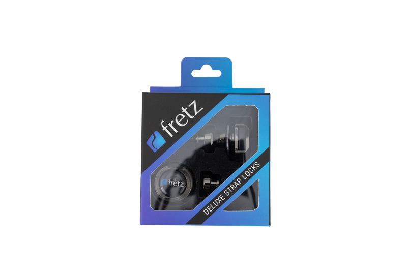 -FRETZ Deluxe Strap Locks (Black)-Living Music