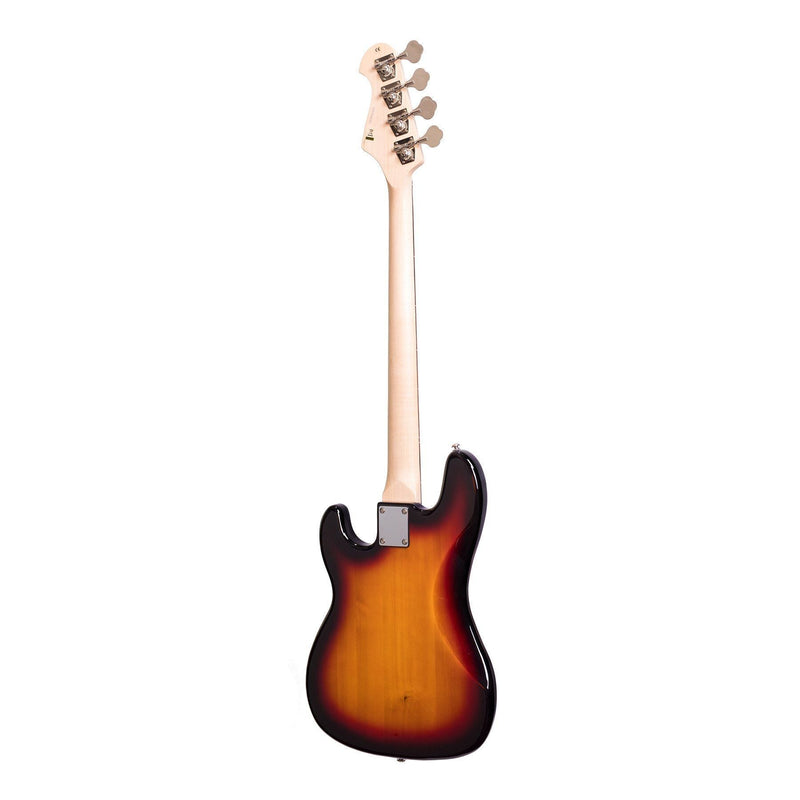 -J&D Luthiers 4-String PB-Style Electric Bass Guitar (Tobacco Sunburst)-Living Music