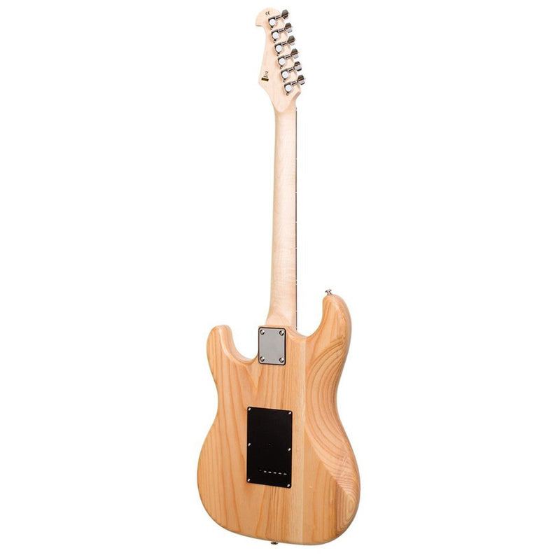-J&D Luthiers 'HSS' ST-Style Electric Guitar (Natural)-Living Music