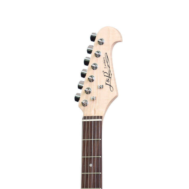 -J&D Luthiers 'HSS' ST-Style Electric Guitar (Natural)-Living Music