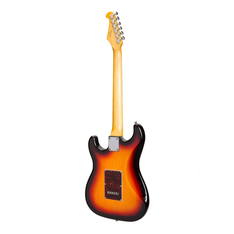 JD-ST21-TSB-J&D Luthiers 'HSS' ST-Style Electric Guitar (Tobacco Sunburst)-Living Music