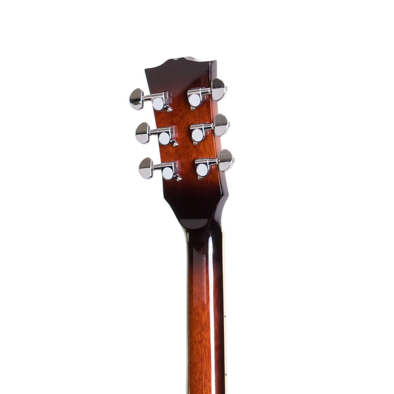 JD-AG20E-VSB-SPEC-J&D Luthiers Hollow Body Archtop Electric Guitar (Vintage Sunburst)-Living Music