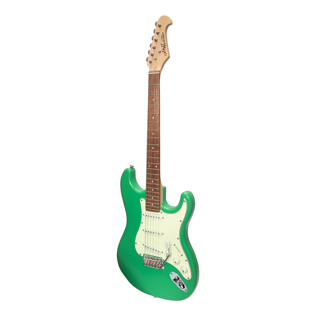 -J&D Luthiers Traditional ST-Style Electric Guitar (Surf Green)-Living Music
