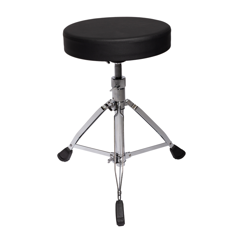 -Kahzan Heavy Duty Drum Throne (Chrome)-Living Music