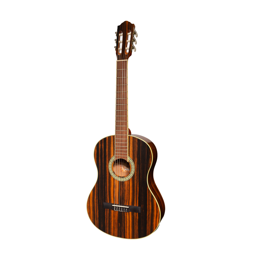 -Martinez '51 Series' 4/4 Size Electric Classical Guitar Amara (Gloss)-Living Music