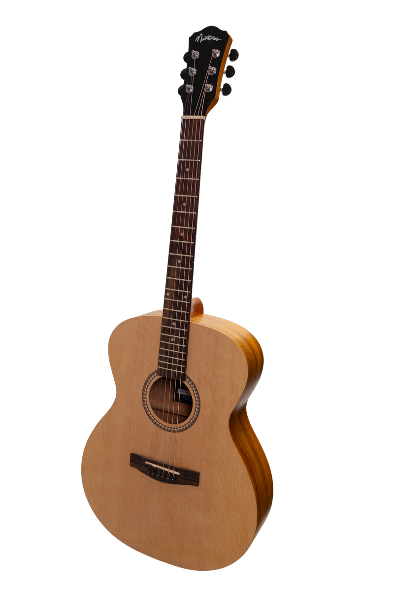 -Martinez Left Handed Acoustic Small Body Guitar (Spruce/Koa)-Living Music