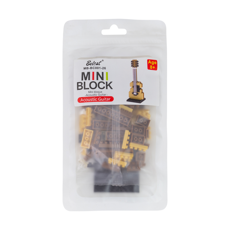 -Belcat Mini Block Acoustic Guitar Building Set-Living Music