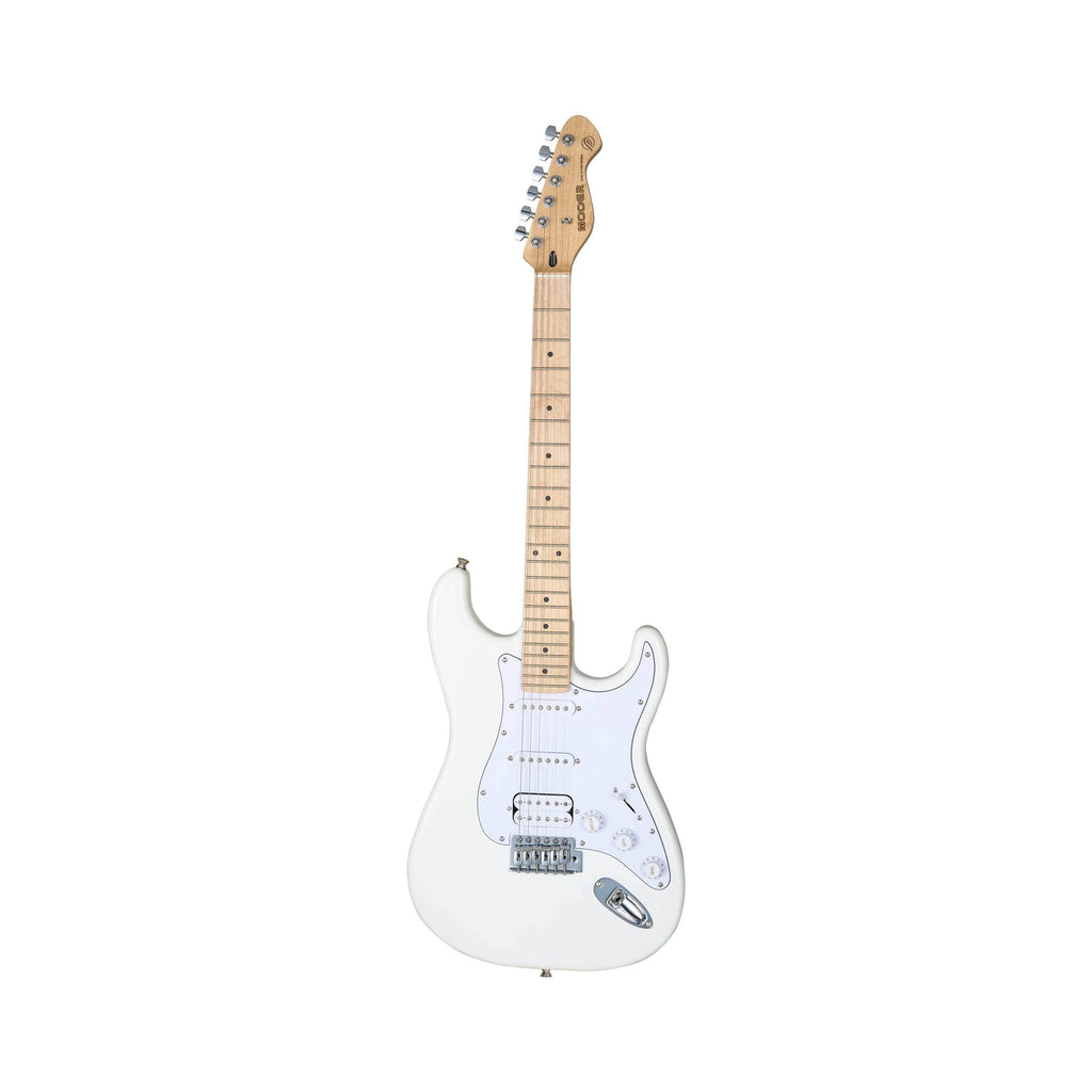 -MOOER MSC11 ST-STYLE ELECTRIC GUITAR (POLAR WHITE)-Living Music