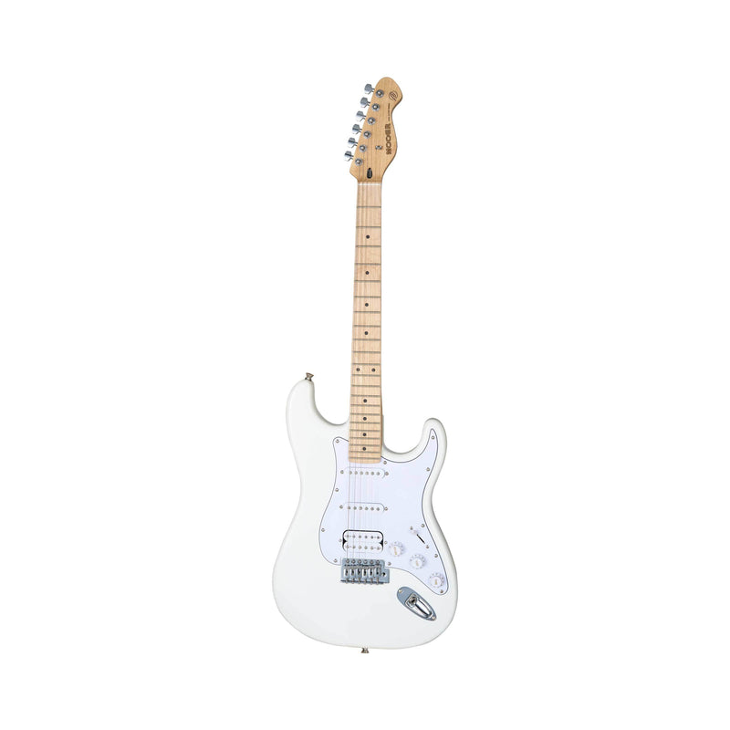 -MOOER MSC11 ST-STYLE ELECTRIC GUITAR (POLAR WHITE)-Living Music