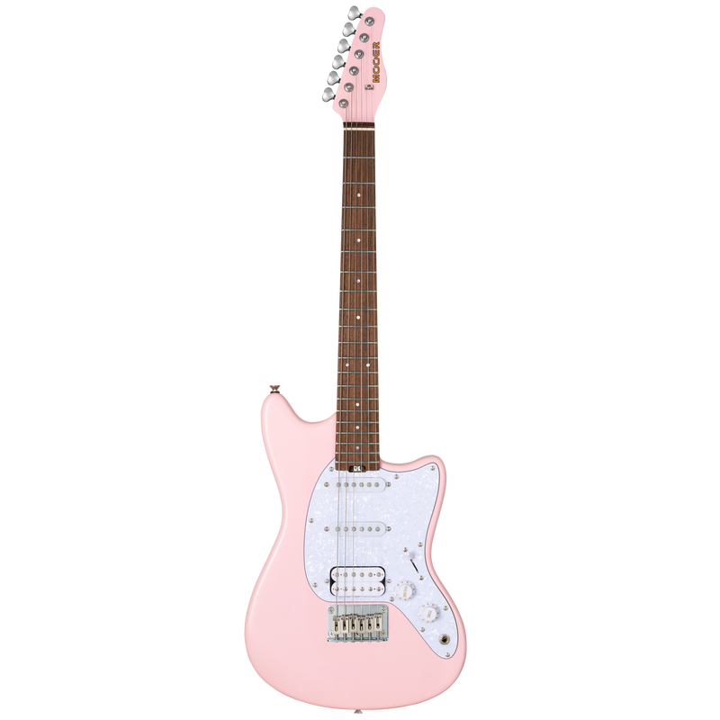 -MOOER MLT10 OFFSET LIGHT ELECTRIC GUITAR (CANDY PINK)-Living Music