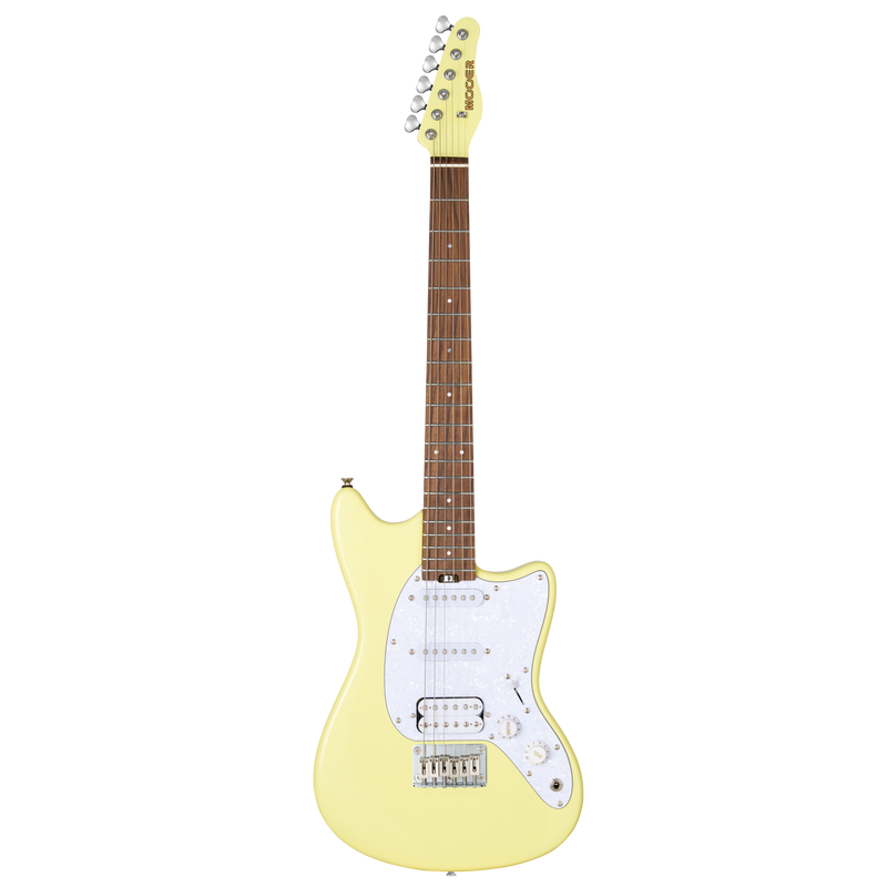 -MOOER MLT10 OFFSET LIGHT ELECTRIC GUITAR (CANDY YELLOW)-Living Music