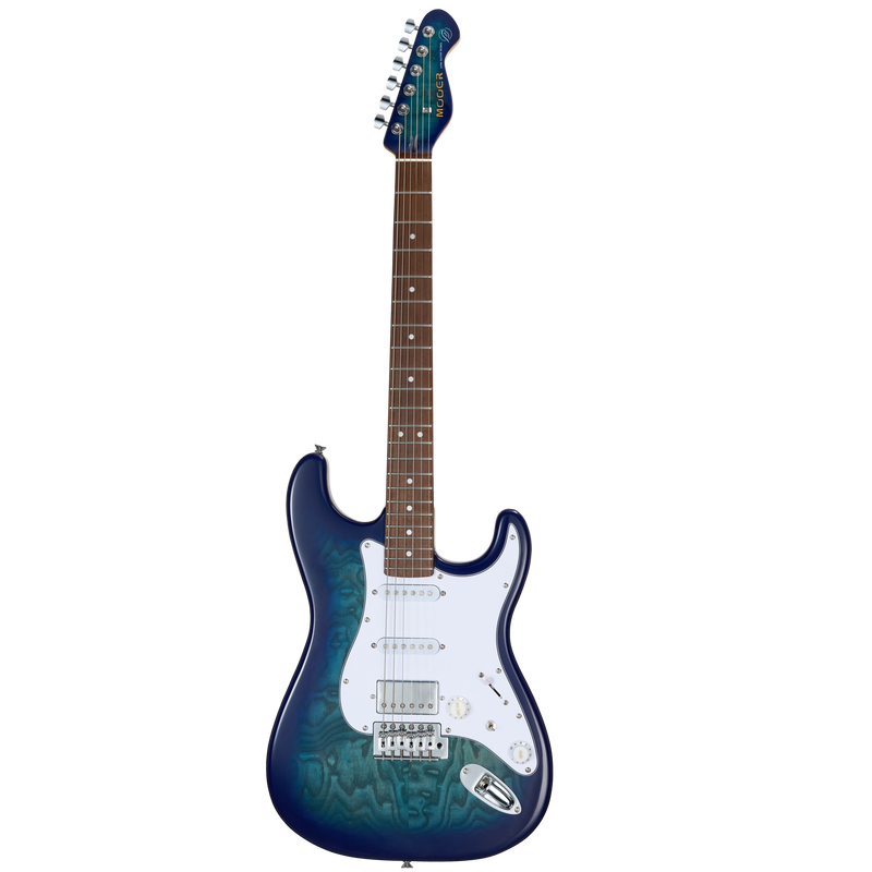 -MOOER MSC20 ELECTRIC GUITAR (OCEAN BLUE)-Living Music