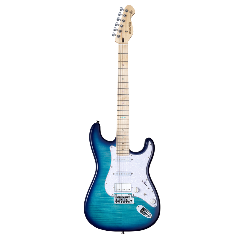 -MOOER MSC30 ELECTRIC GUITAR (LAKE BLUE)-Living Music