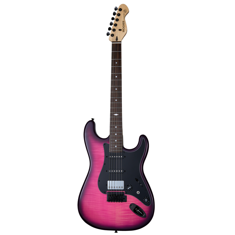 -MOOER MSC31 ELECTRIC GUITAR (PURPLE BURST)-Living Music