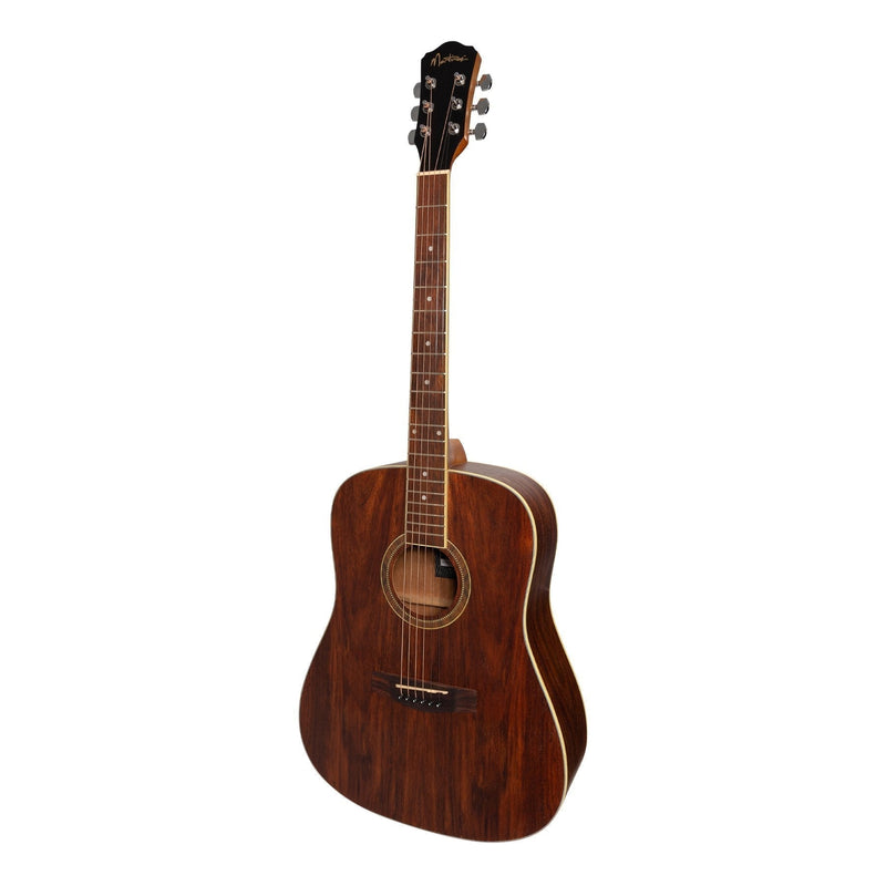 MP-D2T-RWD-Martinez '41 Series' Dreadnought Acoustic Guitar Pack with Built-in Tuner (Rosewood)-Living Music