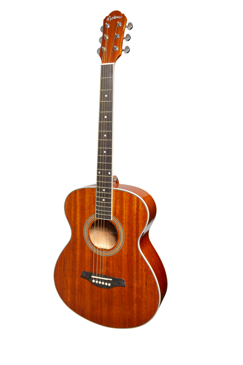 -Martinez '41 Series' Folk Size Acoustic Guitar (Gloss Mahogany)-Living Music