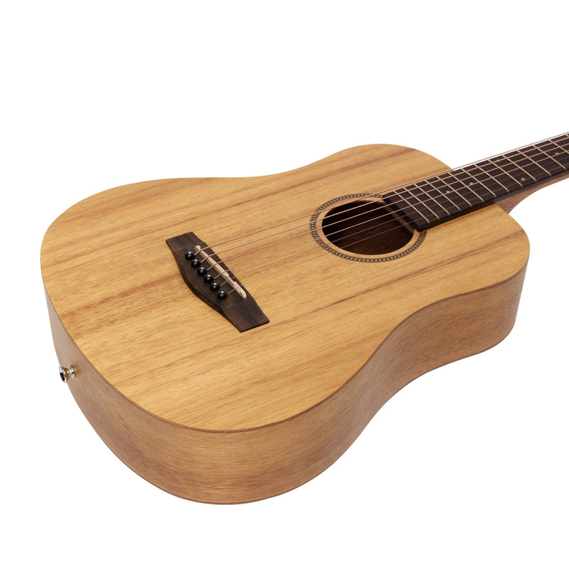 -Martinez Acoustic Babe Traveller Guitar (Acacia)-Living Music