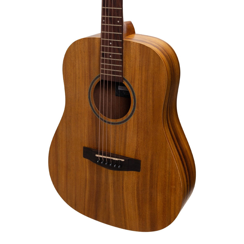 -Martinez Acoustic-Electric Middy Traveller Guitar (Koa)-Living Music