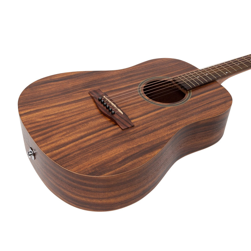 -Martinez Acoustic-Electric Middy Traveller Guitar (Rosewood)-Living Music
