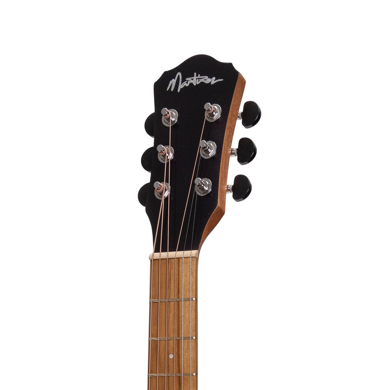 -Martinez Acoustic-Electric Short Scale Guitar (Jati-Teakwood)-Living Music