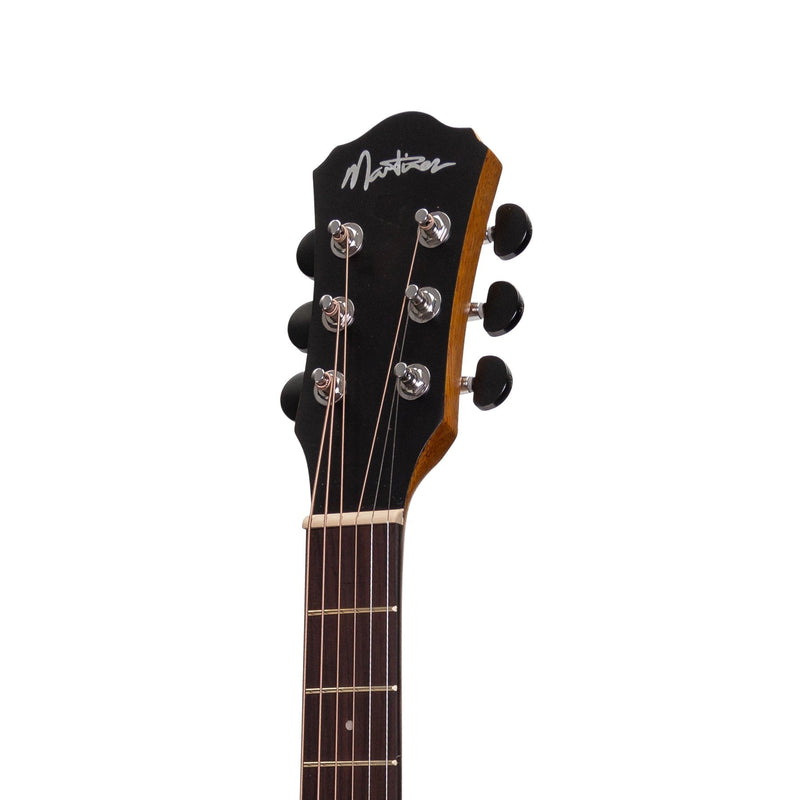 -Martinez Acoustic-Electric Short Scale Guitar (Koa)-Living Music